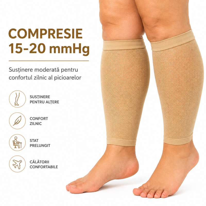 Șosete compresive Zenifique 15-20 mmHg pentru gambe